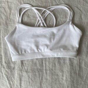 White Sports Bra XS